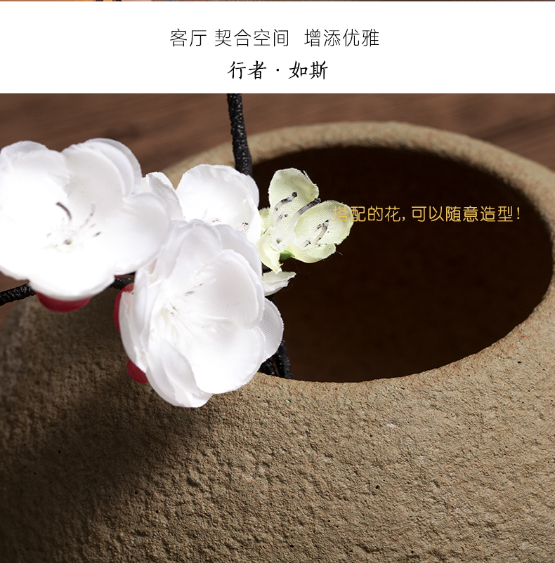 Jingdezhen ceramic new Chinese style household living room TV cabinet furnishing articles table decoration flower vase porcelain arts and crafts