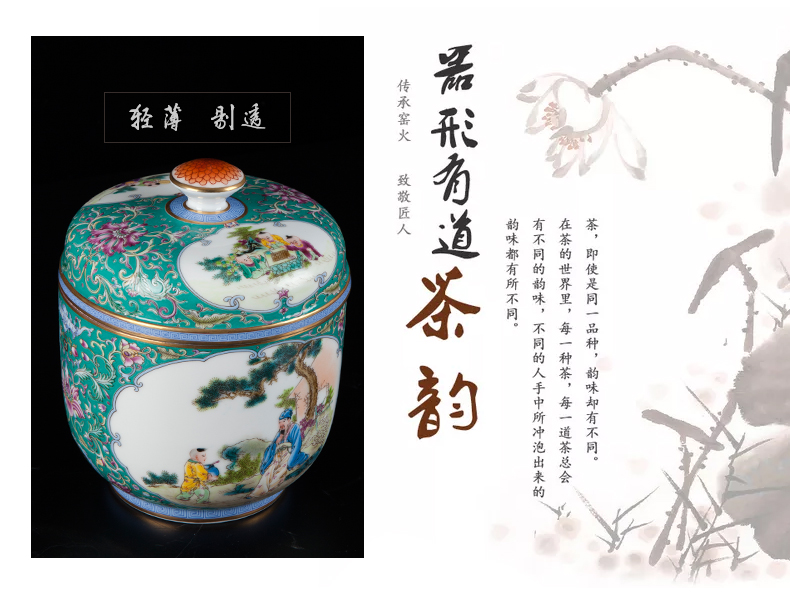 Jingdezhen ceramic checking sugar daddy figure vase furnishing articles household act the role ofing is tasted household arts and crafts porcelain sitting room