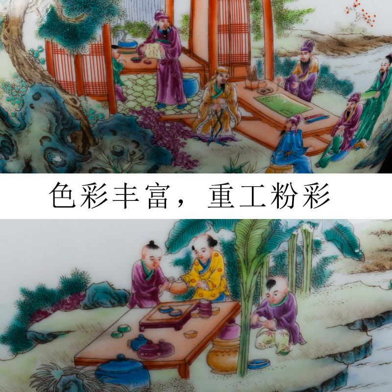 Jingdezhen ceramic new sitting room of Chinese style household furnishing articles I and contracted porcelain vase decorations decoration