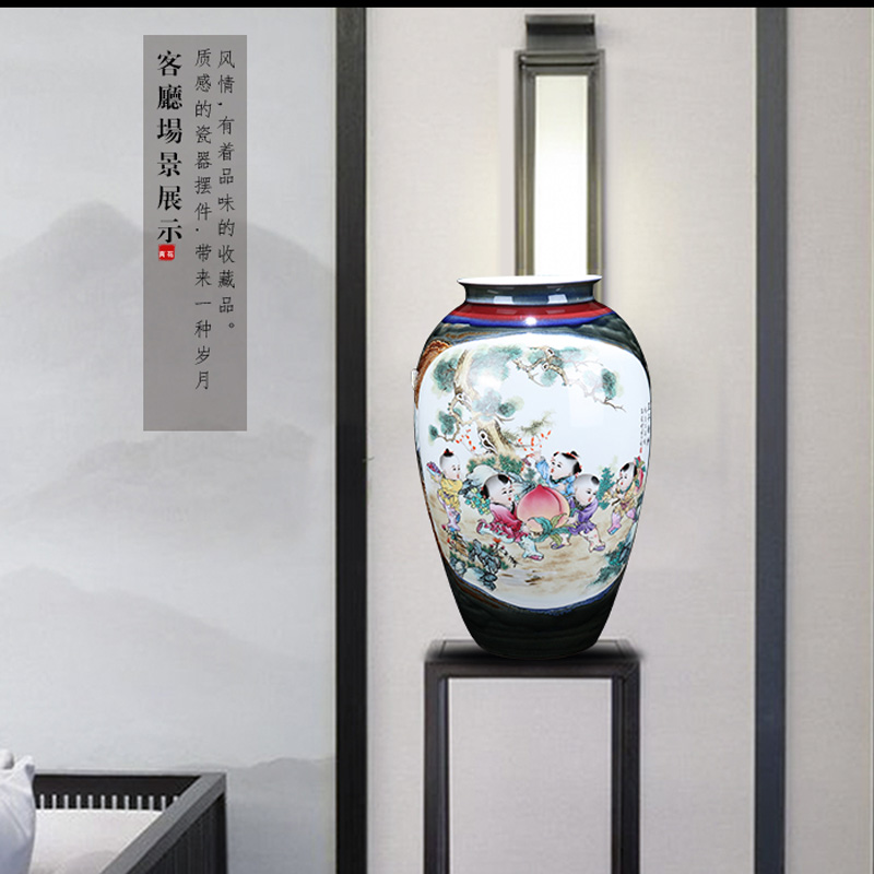 I and contracted five sub - ka jingdezhen ceramics vase decoration place to live in the sitting room porch porcelain gifts