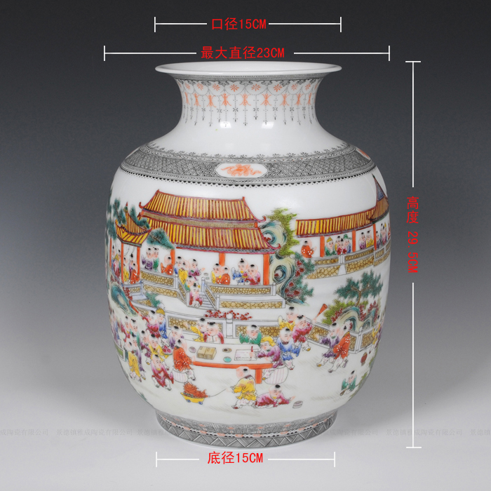Jingdezhen ceramic vase full manual hand idea gourd Wang Rongjuan Zhang Bingxiang fashion decoration ceramics furnishing articles