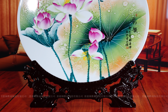 Jingdezhen decorative hand - made porcelain rhyme furnishing articles quietly elegant of modern fashion crafts and gifts furnishing articles