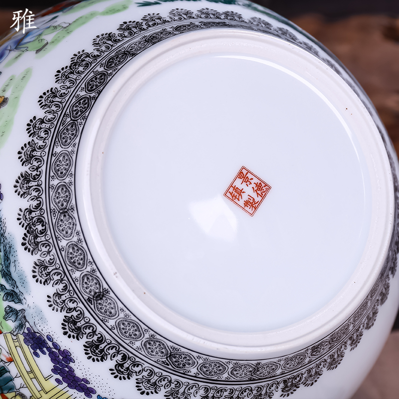 Jingdezhen ceramics fashion vase furnishing articles sitting room TV ark, home decorative arts and crafts porcelain restoring ancient ways