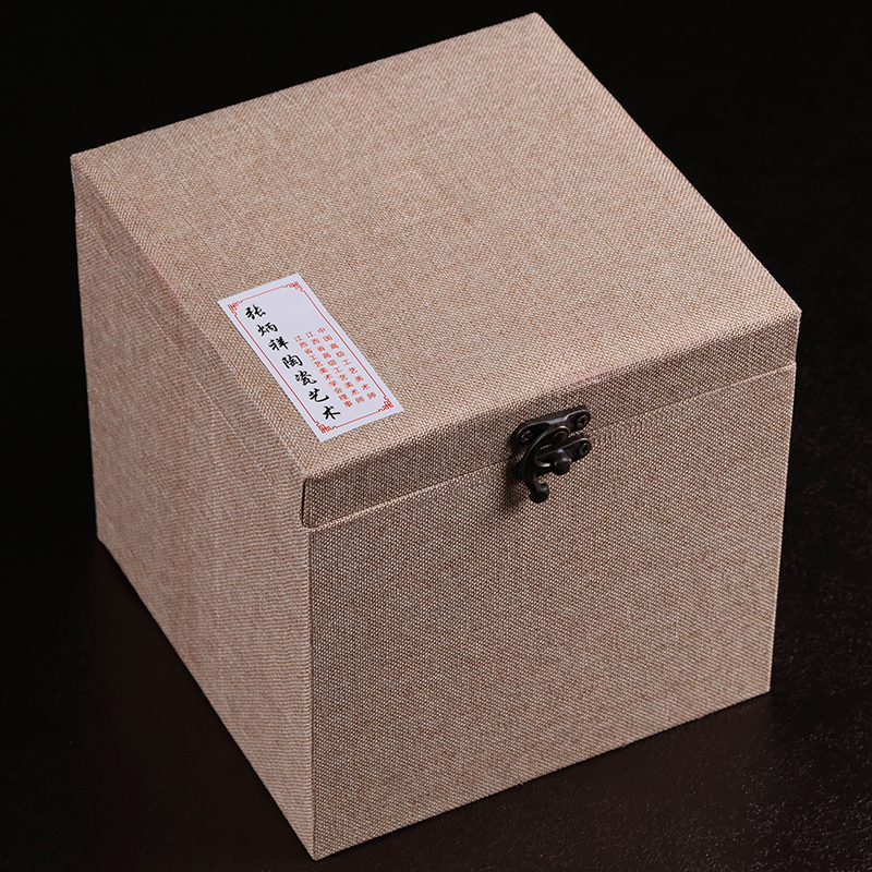 Jingdezhen ceramic hand - made caddy fixings large puer tea pot box general household checking quality restoring ancient ways
