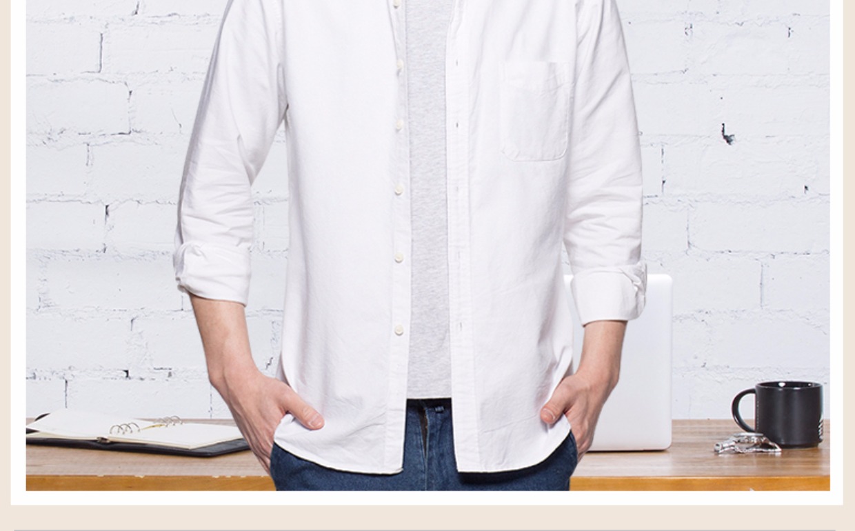 Longmeng giản dị polyester cotton oxford áo dài tay mùa xuân mới kinh doanh áo sơ mi màu rắn Hàn Quốc áo sơ mi nam mỏng áo sơ mi trung niên