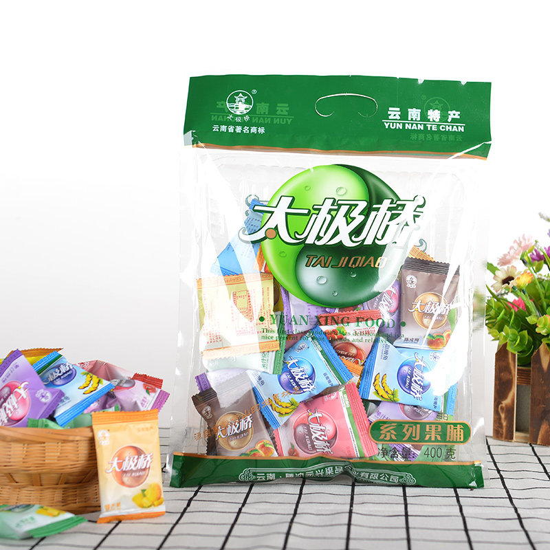 Preserved fruit dried candied fruit Taiji bridge multi-flavor mixed pack 400g Yunnan Tengchong local specialty leisure snacks snacks