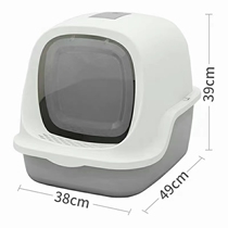 Full Enclosed Cat Toilet Big Anti Splash Cat Litter Basin Bentonite Cat Litter Box Big Cat Litter