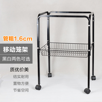 Tiger Skin Phoenix Tree Peony Parrot Cage With Bird Cage Mobile Rack Octogenian Govenian Bird Villa Rack Bird Cage Frame