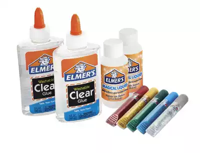 Spot Elmerrsquo s Slime Starter Kit Clear School Glue Glitter