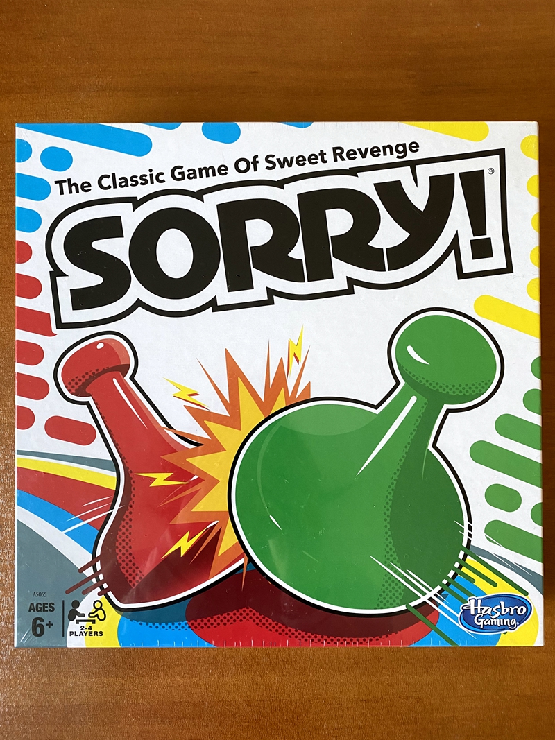 Hasbro Sorey Game I'm sorry for the game.
