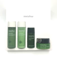 Innisfree, красный (черный) чай, молочко, эссенция, крем, комплект для путешествий, пробник