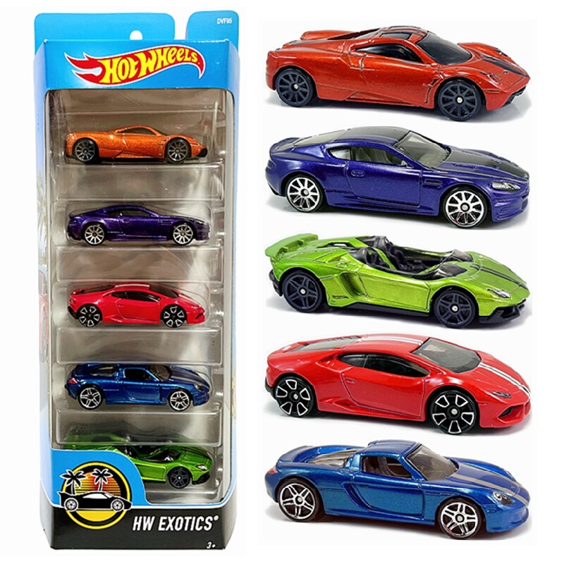 Hot Wheels Hot Traffic Combo Super Car Five-Pack Children's Simulation Collectible Alloy Sliding Toy Car Model Hot Wheels Hot Traffic Combo Super Car Five-Pack Children's Simulation Collectible Alloy Sliding Toy Car Model
