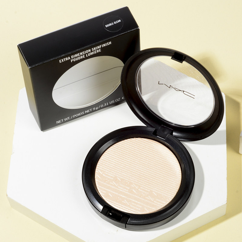 American MAC Phantom Double Gleam Highlight Pink Cake Polarized with Cosmetic Pan Ginger Substitute Color