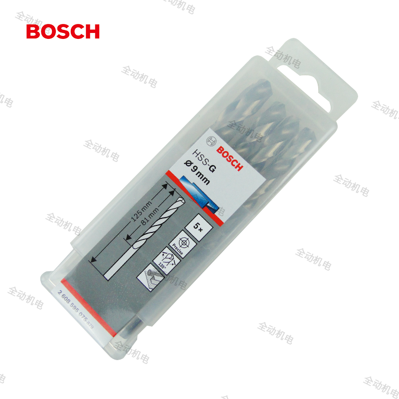 German Bosch High Speed Steel Twist Drill Bit 9mm Perforated Metal Wood Plastic Original Dress-Taobao