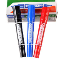 Hero marker pen 880 big double head oil marker pen logistics pen double head thickness wholesale