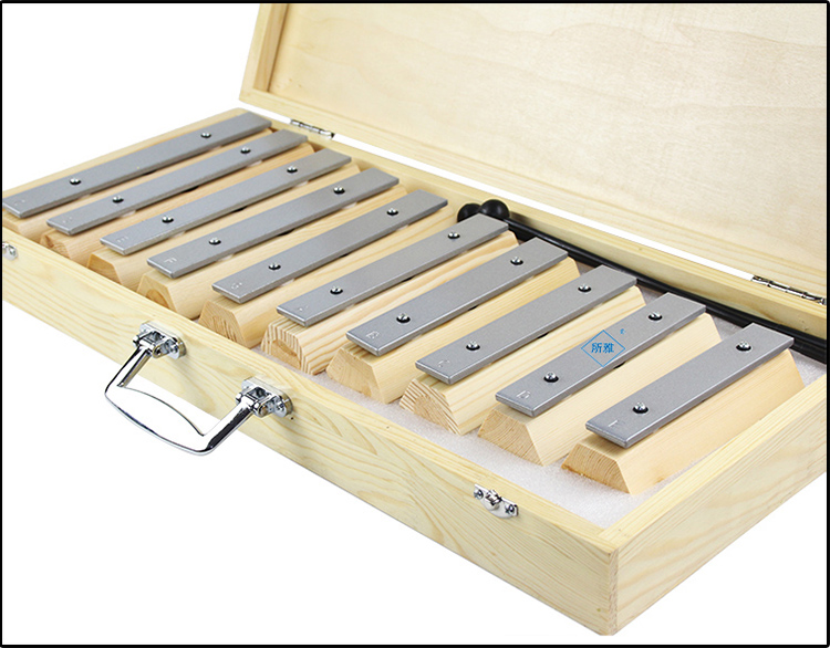 Nhạc cụ gõ Orff chuyên nghiệp đích thực gõ vào đàn piano nhôm đàn piano 8 âm thanh 10 âm thanh 17 âm thanh gạch khối carillon trợ giảng - Nhạc cụ phương Tây đàn guitar điện