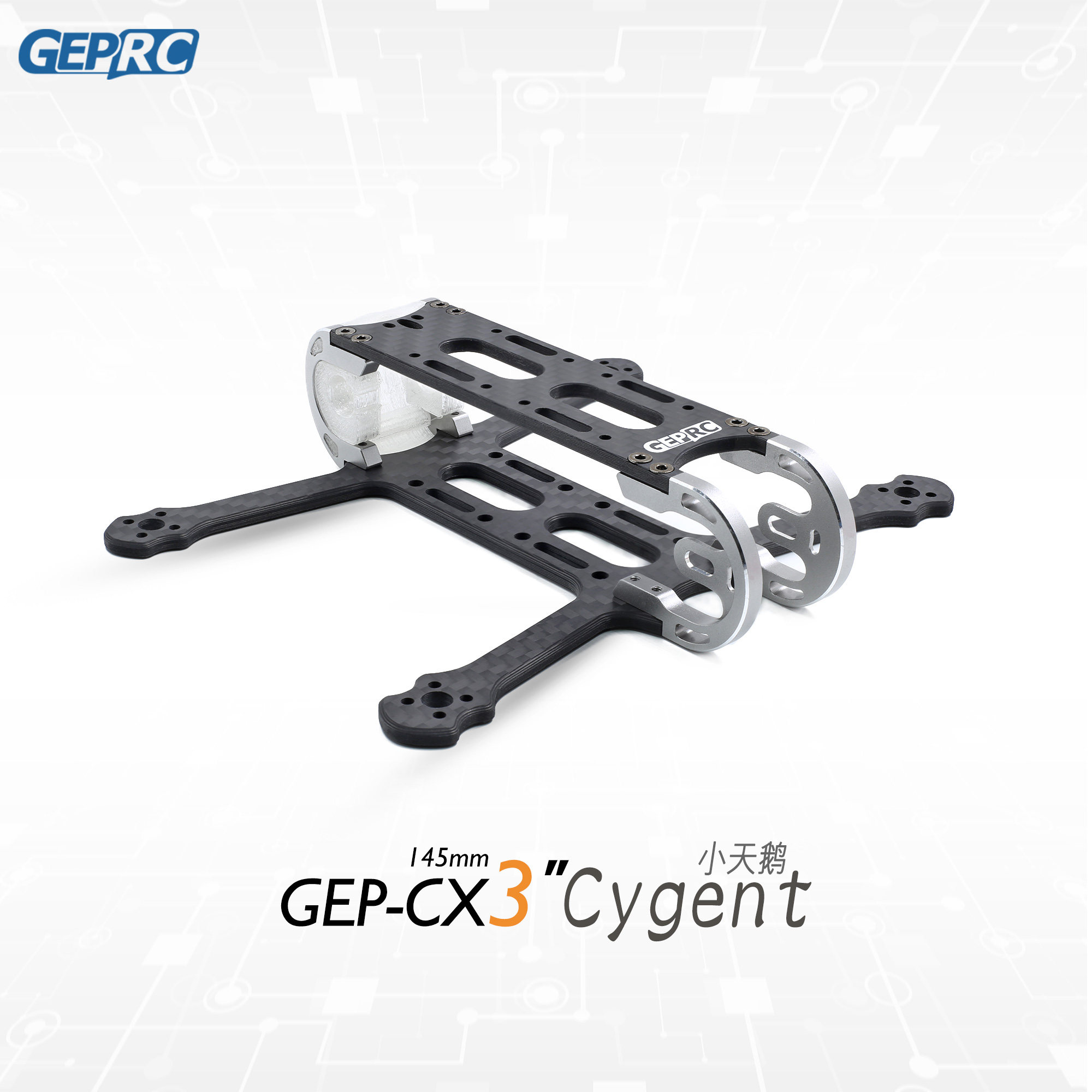 GEPRC GEP-CX Large Space traverser Rack FPV Model Aircraft Freestyle