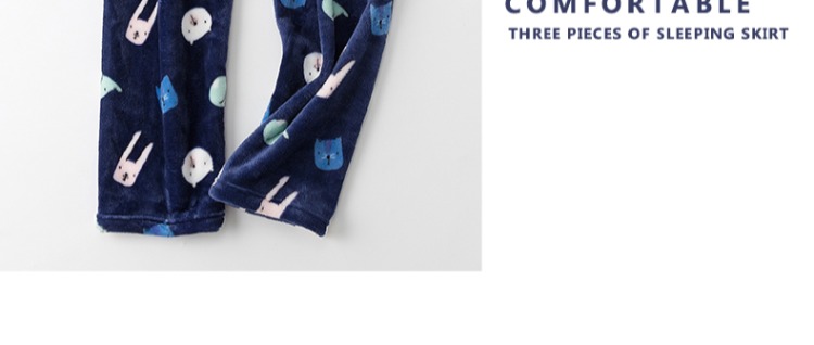 Đàn ông và phụ nữ san hô lông cừu flannel đồ ngủ phụ nữ quần mùa thu và nhà quần baggy nữ