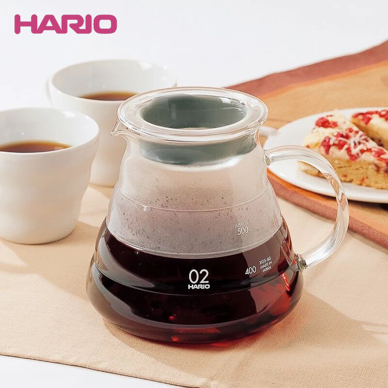 Original Japanese Hario Pour over Coffee Sharing Pot Classic Cloud Pot Heat-Resistant Glass Xgs-36 Original Japanese Hario Pour over Coffee Sharing Pot Classic Cloud Pot Heat-Resistant Glass Xgs-36