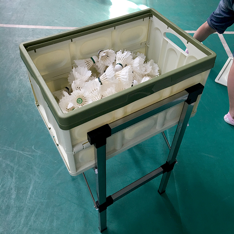 Ai Pluffiths Badminton Set Ball Machine Passable Folding Ball frame Telescoping Trainer Coach Portable Teaching Aids