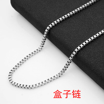 925 pure silver necklace male damp snake bone lock bone chain woman mens coarse silver chain chain sub without pendant long vegetarian chain neck chain