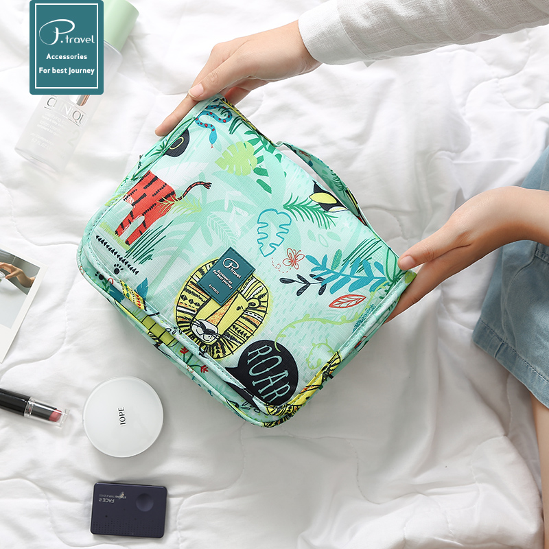 Caro waterproof travel toiletry bag Large capacity cosmetic bag Travel men and women portable storage bag Business supplies