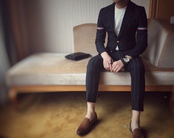 Costume homme en coton pour automne - Ref 1554386 Image 8