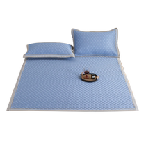 Ice silk mat summer 2024 new summer pe rattan mat bean soft mat student dormitory single bamboo mat double