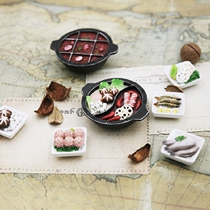 Slightly Spicy Chongqing City Souvenir Companion Gift from Qingchuan to Things Personality Creative Hotpot Family Resin Fridge Sticker