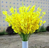 Floor simulation flower dancing Lanserichua floral heart and land Fake Butterfly Lan Home Placed Decorative Silk Flower Emulation Flowers