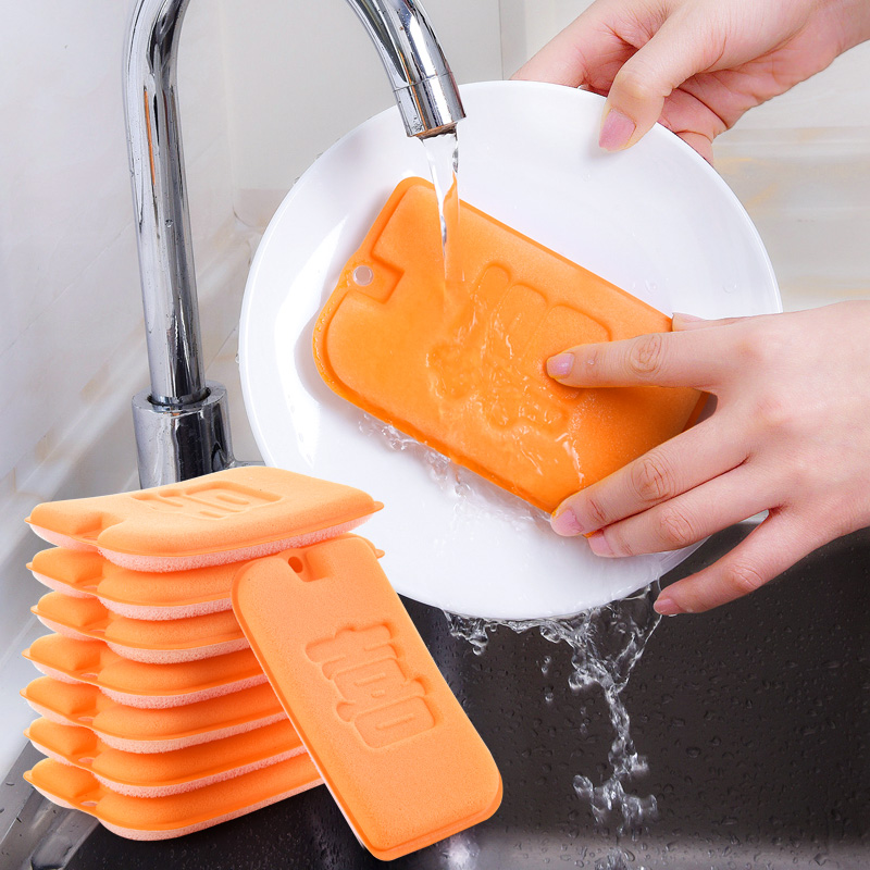 Dishwashing sponge brush pot washing dishwashing brushing dishwashing dishcraft washing dishwashing cloth cleaning cloth cleaning cloth nano magic wipe kitchen decontamination