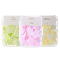 Children handwashing liquid sheet portable petals small flower sheet soap sheet Soap Sheet Elementary School Students Carry Soap Paper