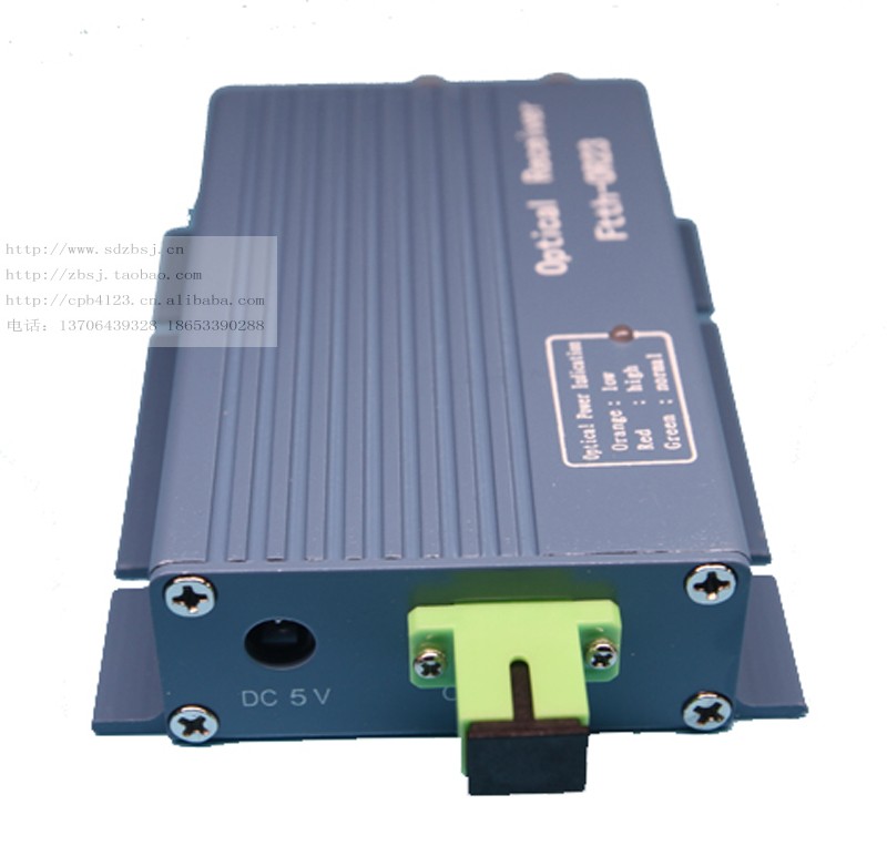 FTTH Fiber-to-the-home digital TV cable optical receiver Two-channel signal output Ultra-low-23dbm optical control