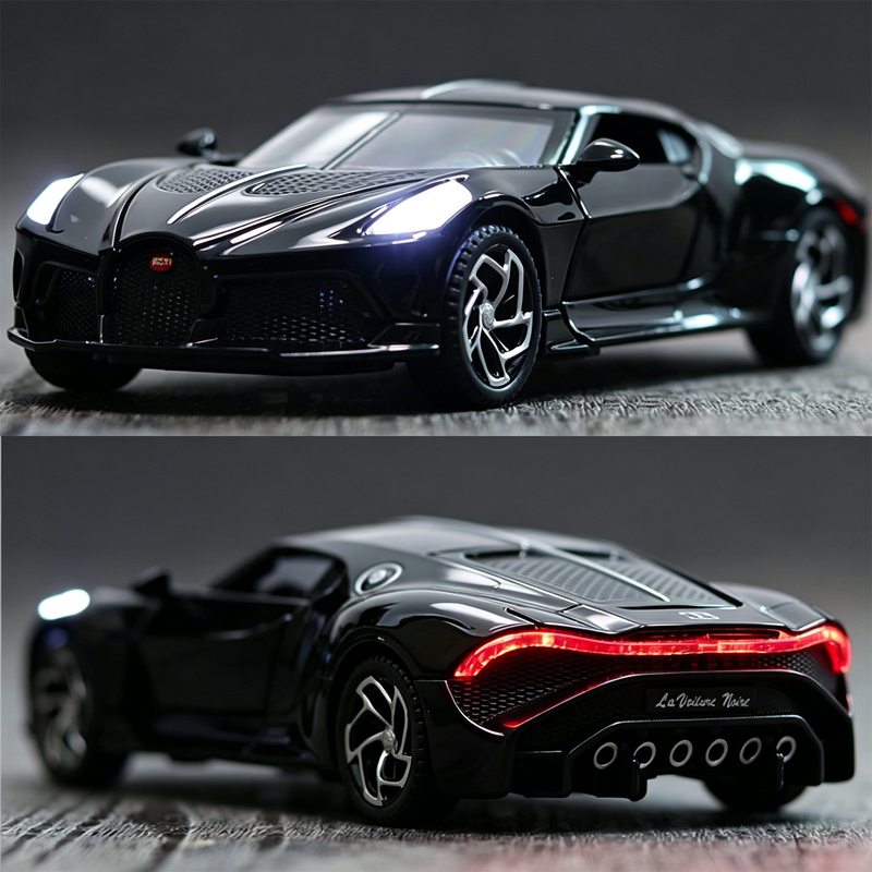 Bugatti Night Sound Supercar Model Simulation Alloy Children's Sound and Light Toy Car Collectible Display Piece Bugatti Night Sound Supercar Model Simulation Alloy Children's Sound and Light Toy Car Collectible Display Piece