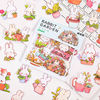 Flower Garden Plant Stickers DIY Notebook