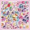 60 My Little Pony stickers Pinkie Pie, Rourou and Twilight Joy expression packs, cute style handbook, mobile phone ins stickers, waterproof
