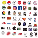 Наклейка, водостойкий трендовый чехол для телефона, наклейки, с печатью вашего логотипа, европейский стиль