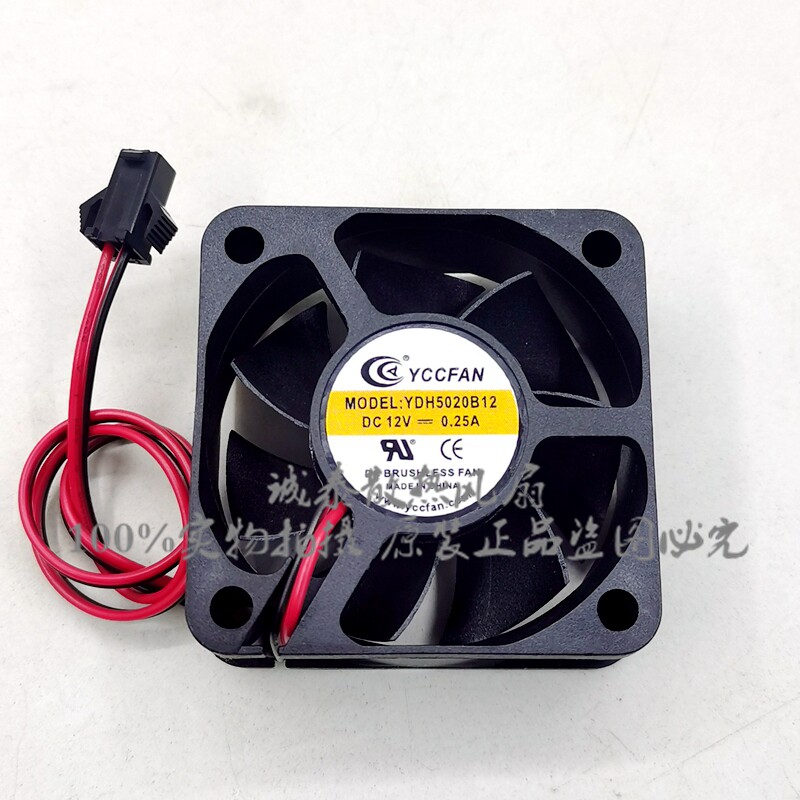 Вентилятор охлаждения 全新yccfan ydh5020b12 dc12v  0.25a 5cm直流电焊机电源主机壳风扇