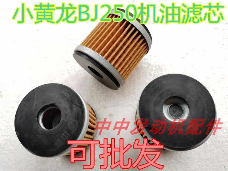 Times Lionie locomotive Xiaohuanglong 250 engine oil filter core Jin Peng Lion BJ250-15 15A Engine machine filter
