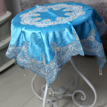 Foreign trade original single European nail bead mesh lace embroidery rope embroidery square towel bedside table TV dustproof air conditioning cover cloth