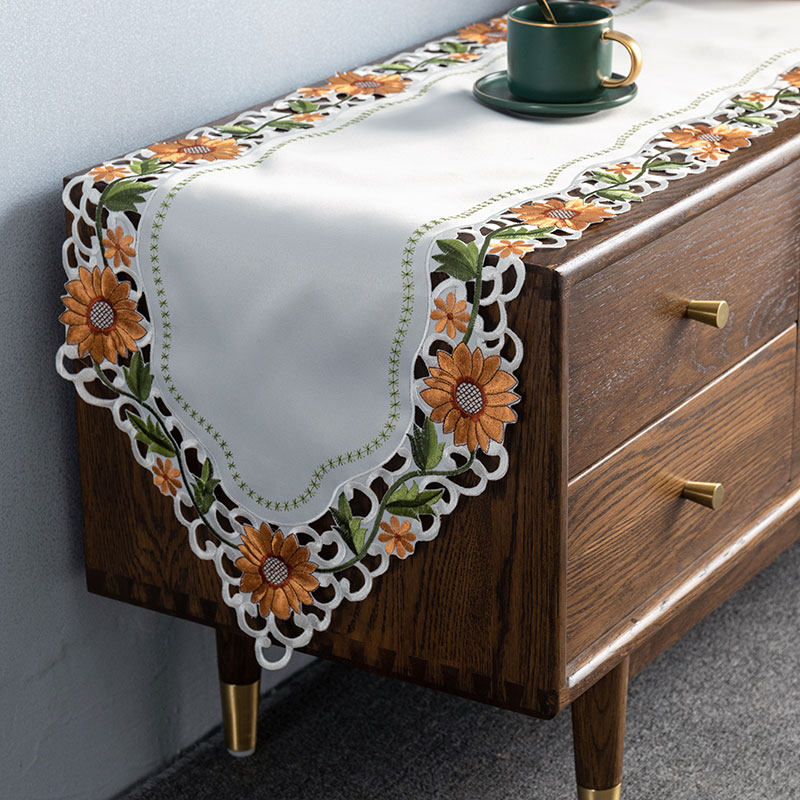 Tian Garden Tablecloth Table Flags Gebouins Wind Tea Table Tablecloth Bed girls Bed Head Cabinet Cloth Cover Towels TV Closet Cover Towels-Taobao