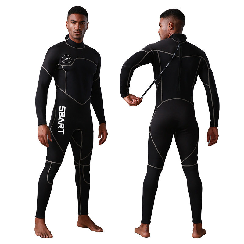Shark Batt 3MM wetsuit thickened warm winter outdoor sunscreen snorkeling with long sleeve jellyfish 1480