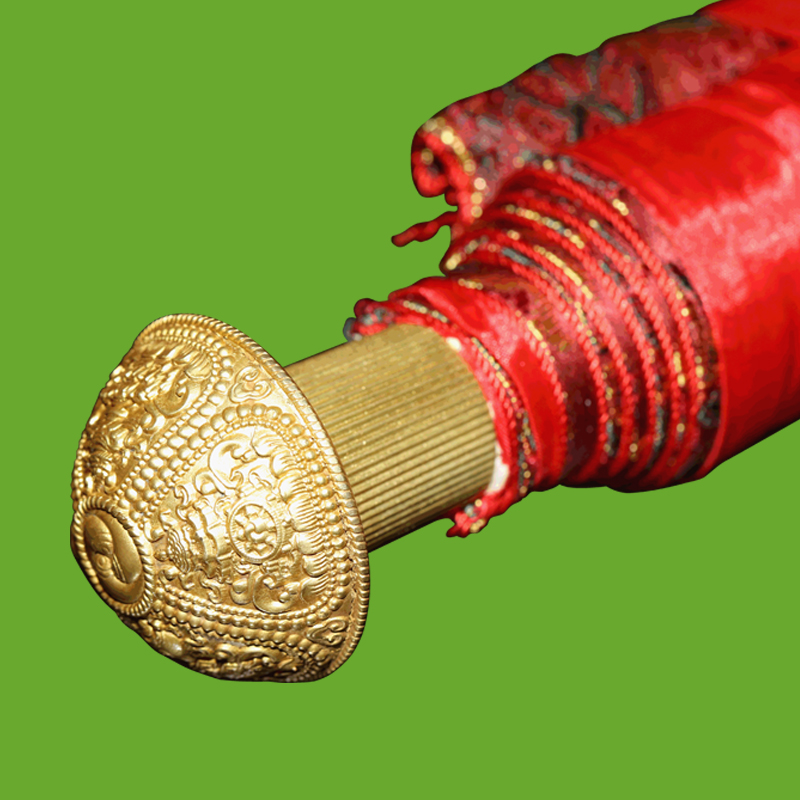 Tang Card Painting Shaft Sleeve Tang Clamping Head Tang Card Sleeve Head Shaft Sleeve Hui Bao Tangka Accessories Special Price Heat Pin