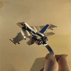 3D модель члена маятник 中国歼十五战斗机模型成品 合金不锈钢拼装小飞机玩具摆件工艺品