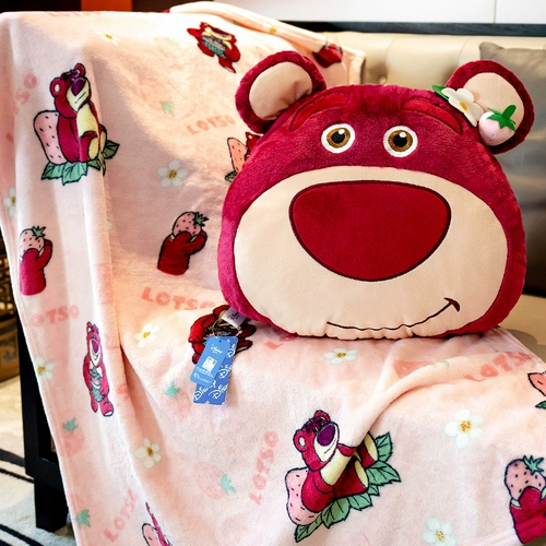 Оригинальная клубника, подушка, одеяло, большая лента для кровати, кукла, «три в одном», подарок на день рождения