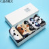 Vớ phim hoạt hình Hàn Quốc cho nam và nữ dễ thương anime đôi vớ cotton ống vớ nhỏ màu vàng người quà tặng hộp thủy triều vớ - Vớ sợi tre vớ họa tiết nữ đẹp Vớ sợi tre