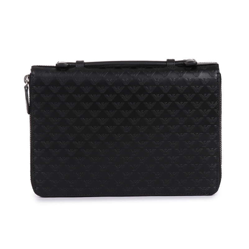 Emporio Armani/Armani Men's Small Eagle Head Print Clutch Bag 300154
