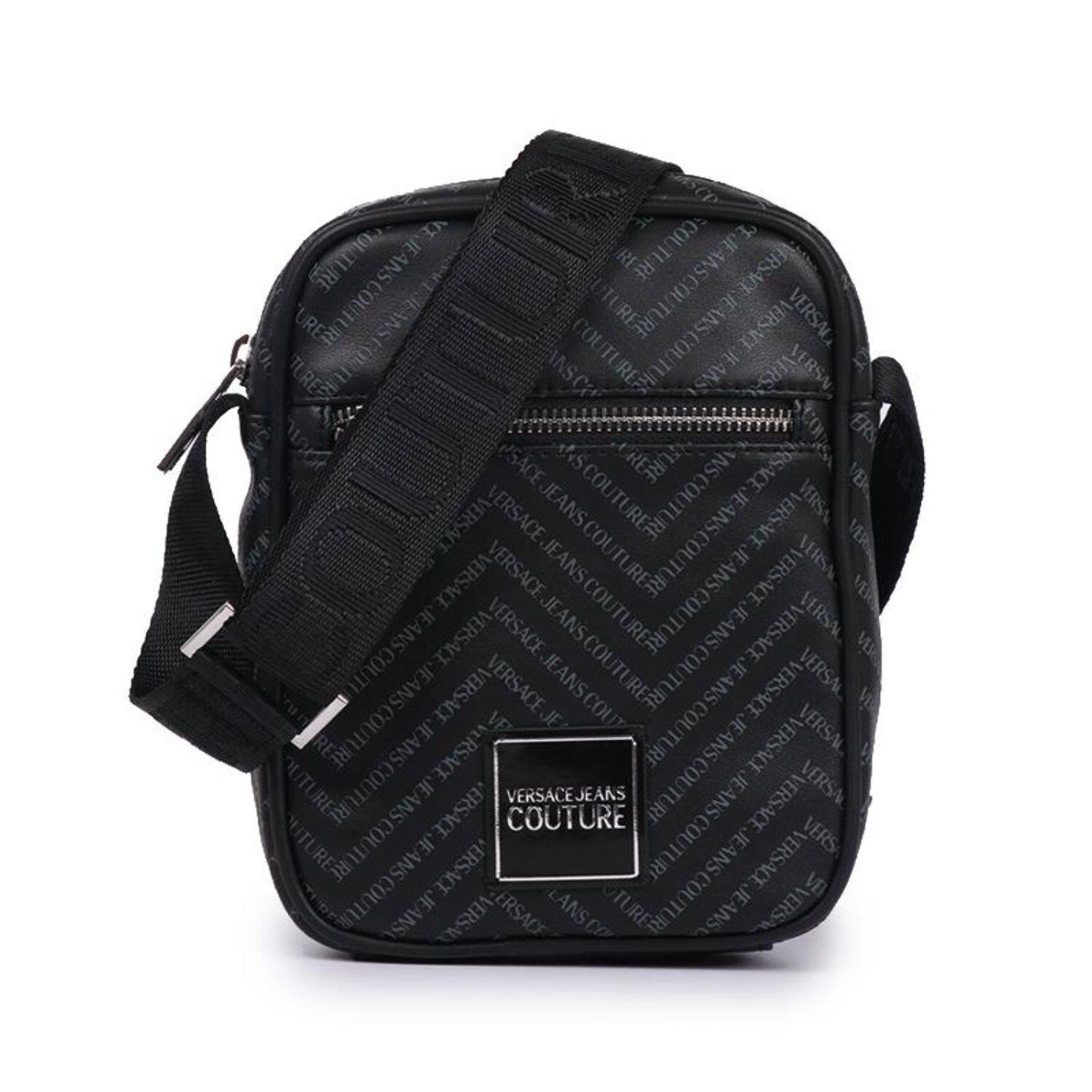 сумка versace jeans couture男士黑色单肩斜挎包 300154