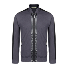 Свитер мужской Версаче джинсы пэчворк вязаный