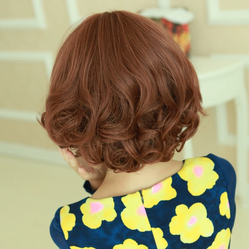 品秀 Демисезонный парик, кудрявая милая челка, придает объем